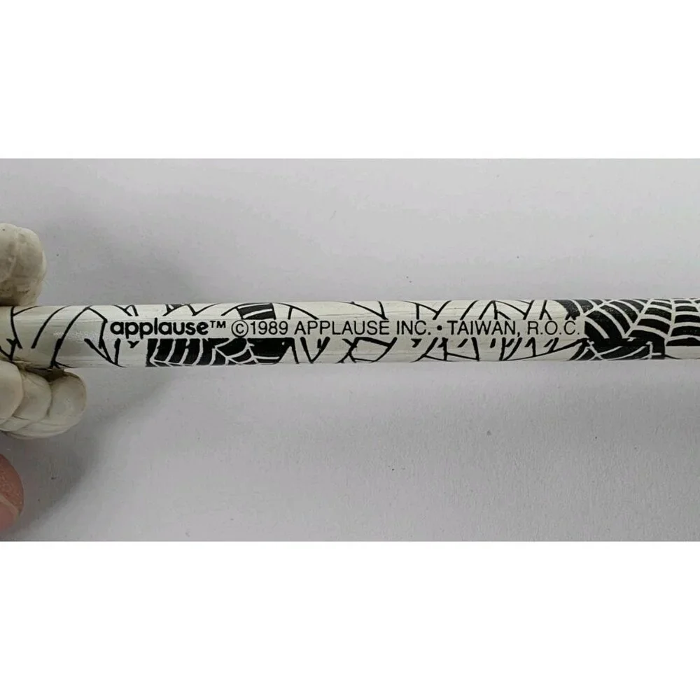 Vintage Applause Pencil Mummy Topper 1989 Taiwan Halloween Black White No. 2